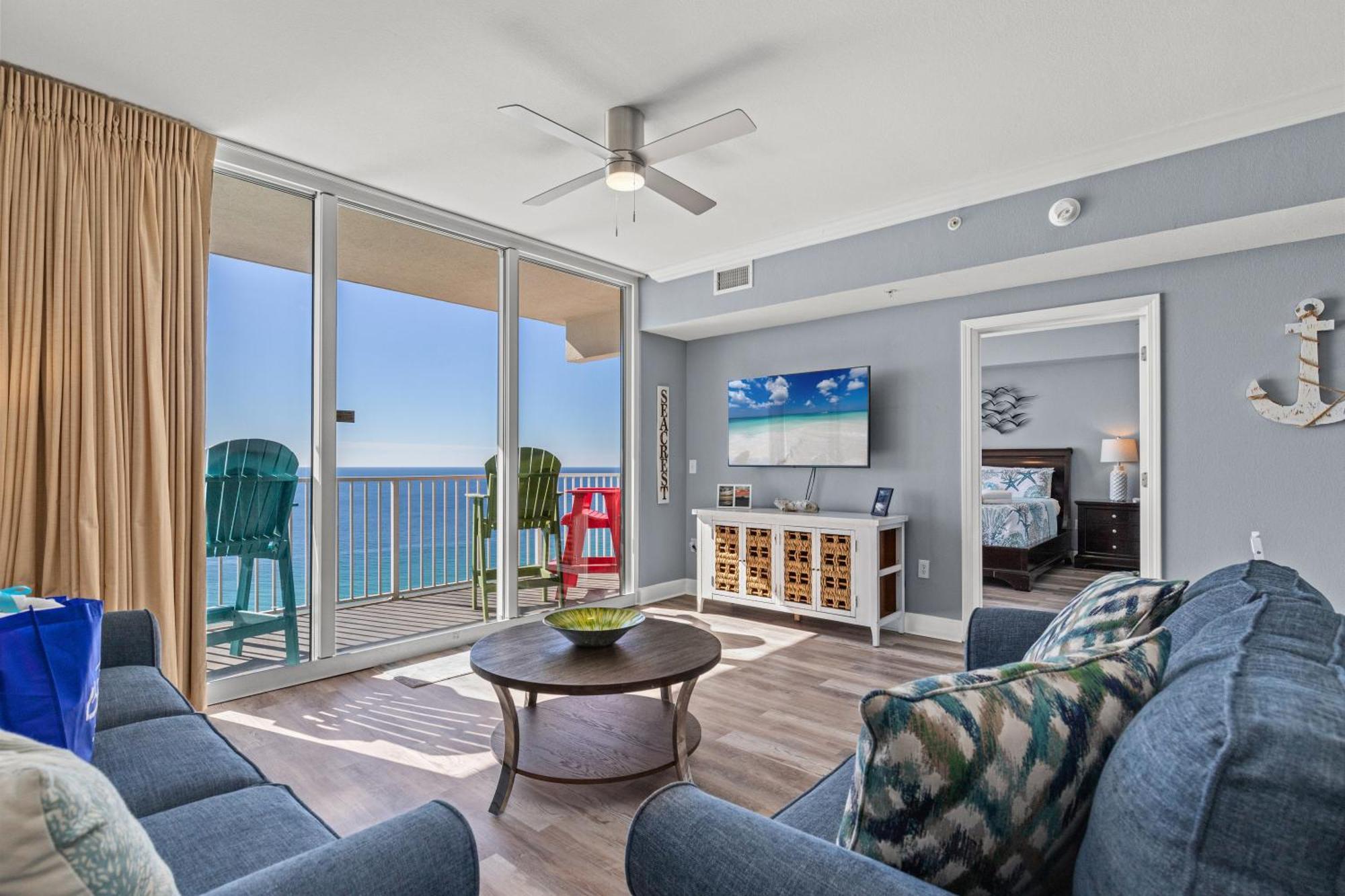 Tidewater Escape: 1Br/2Ba Beachfront Condo, Sleeps 6, Gulf Views & Comfort! Panama City Beach Exterior foto