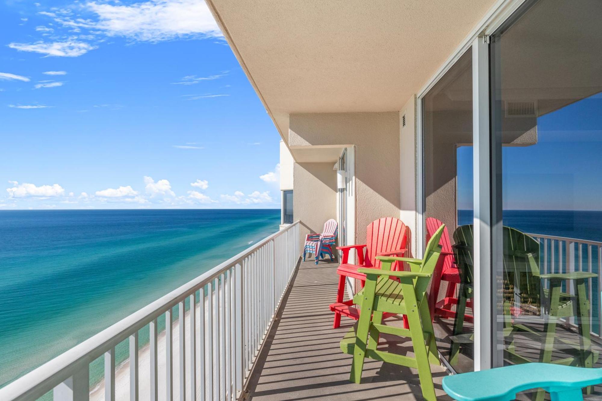 Tidewater Escape: 1Br/2Ba Beachfront Condo, Sleeps 6, Gulf Views & Comfort! Panama City Beach Exterior foto